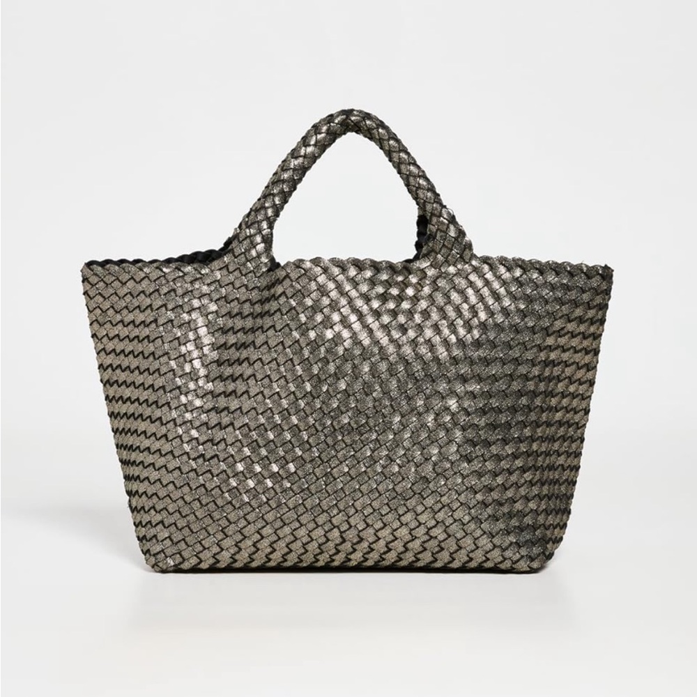 Naghedi St Barths Medium Metallic Tote - NWT